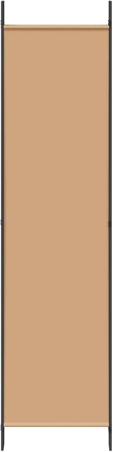 3 Panel Beige Fabric Room Divider