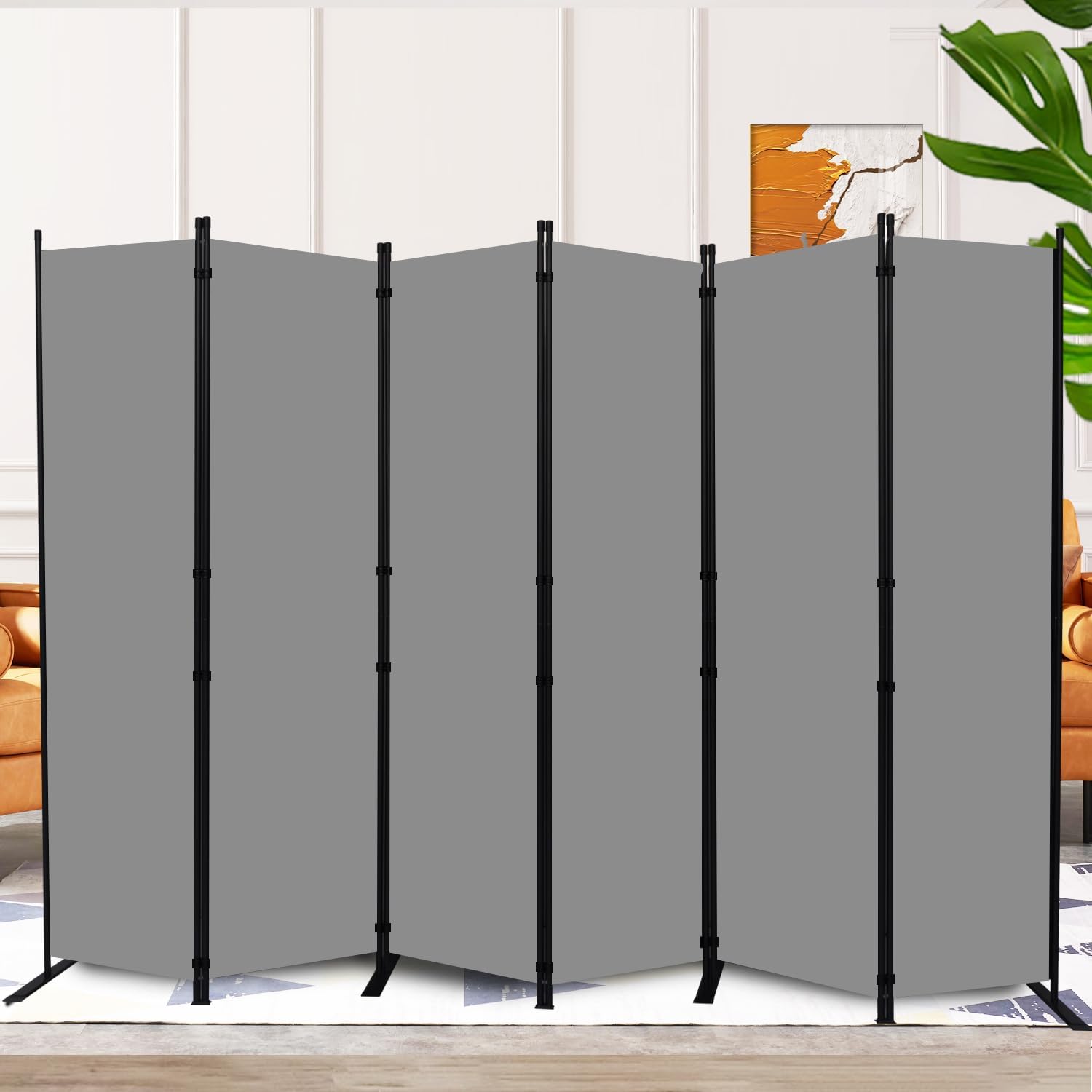 6 Panel Fabric Room Divider