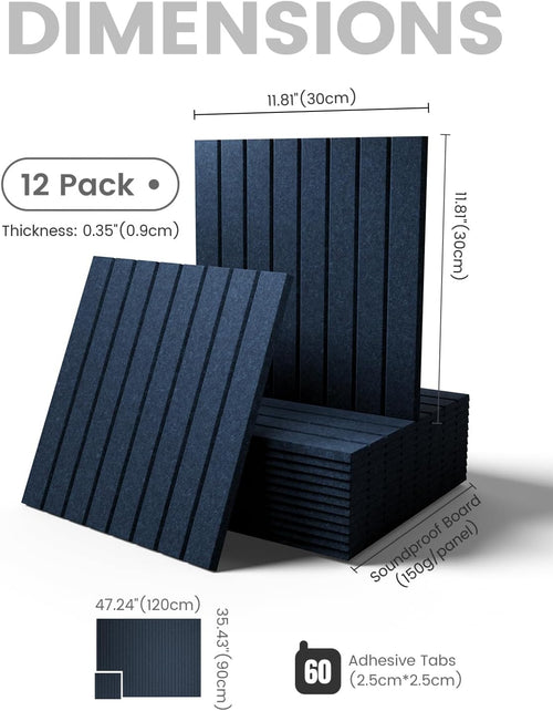 12 Pack Carbon Blue Felt Bulletin Boards