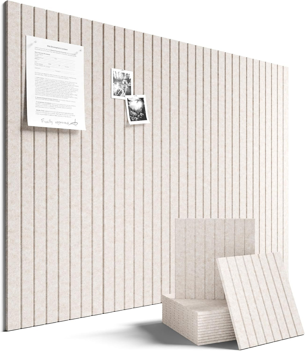 12 Pack Oatmeal Felt Bulletin Boards