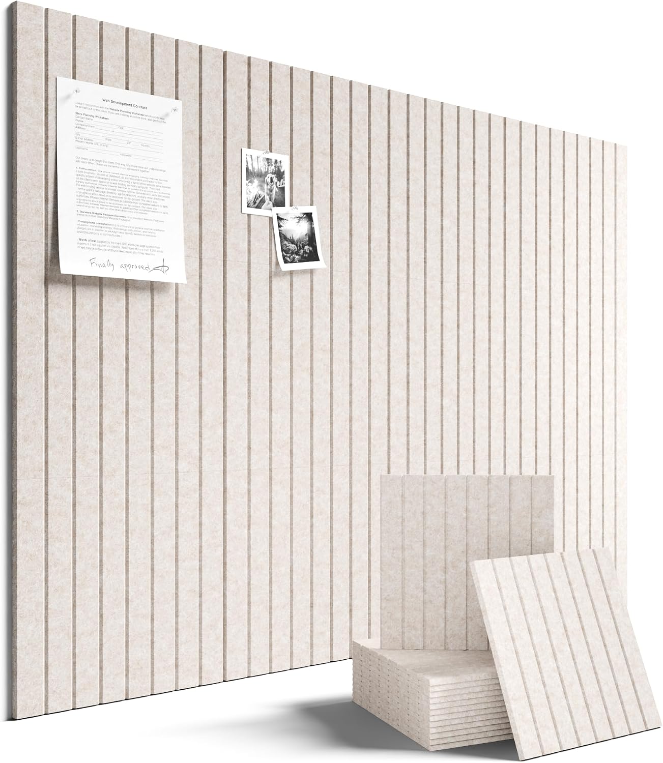 12 Pack Oatmeal Felt Bulletin Boards