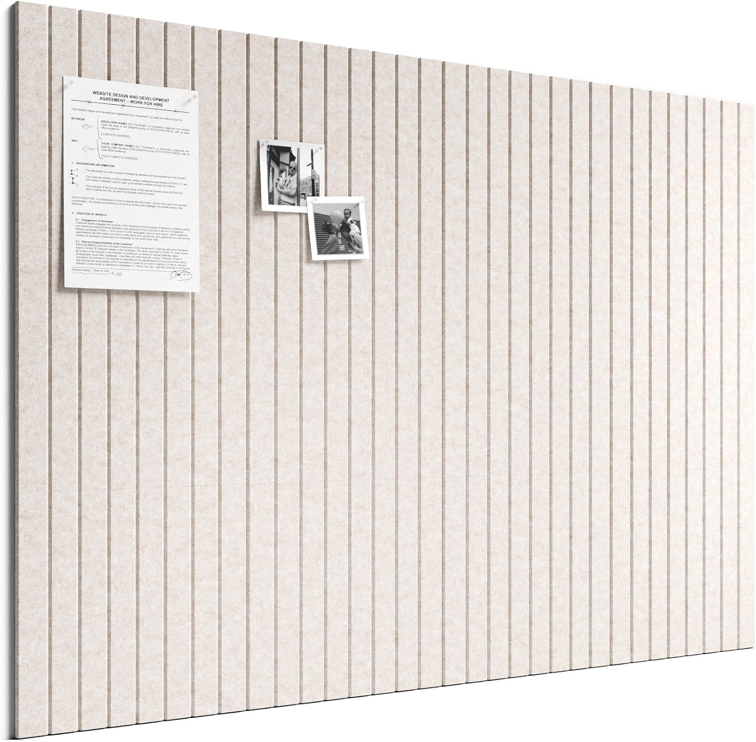 12-Pack Oatmeal Felt Bulletin Boards