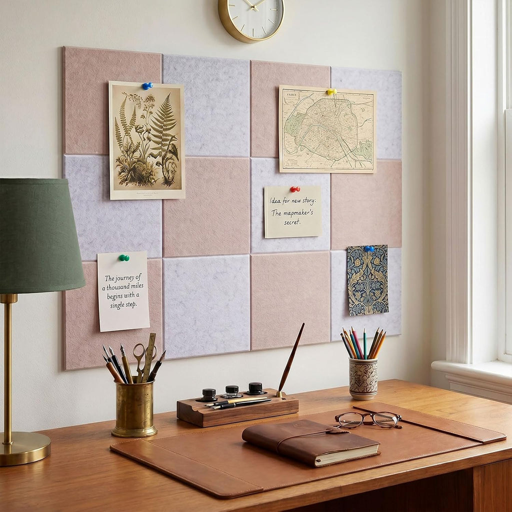 12 Pack Felt Bulletin Acoustic Panels