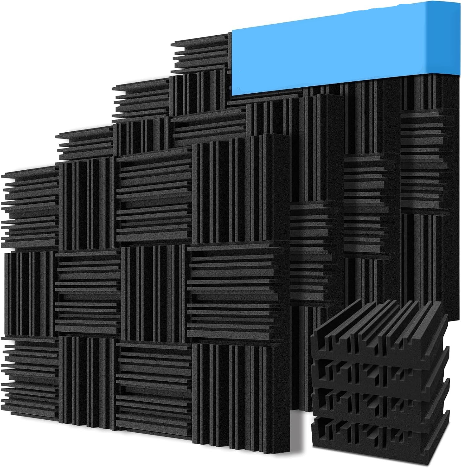 52 Pcs Groove Acoustic Foam Panels